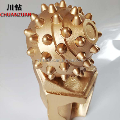 8 1/2&quot; IADC 617 উচ্চ কম্প্রেসিভ শক্তির জন্য ওয়েল্ডিং টাইপ একক রোলার ড্রিল বিট